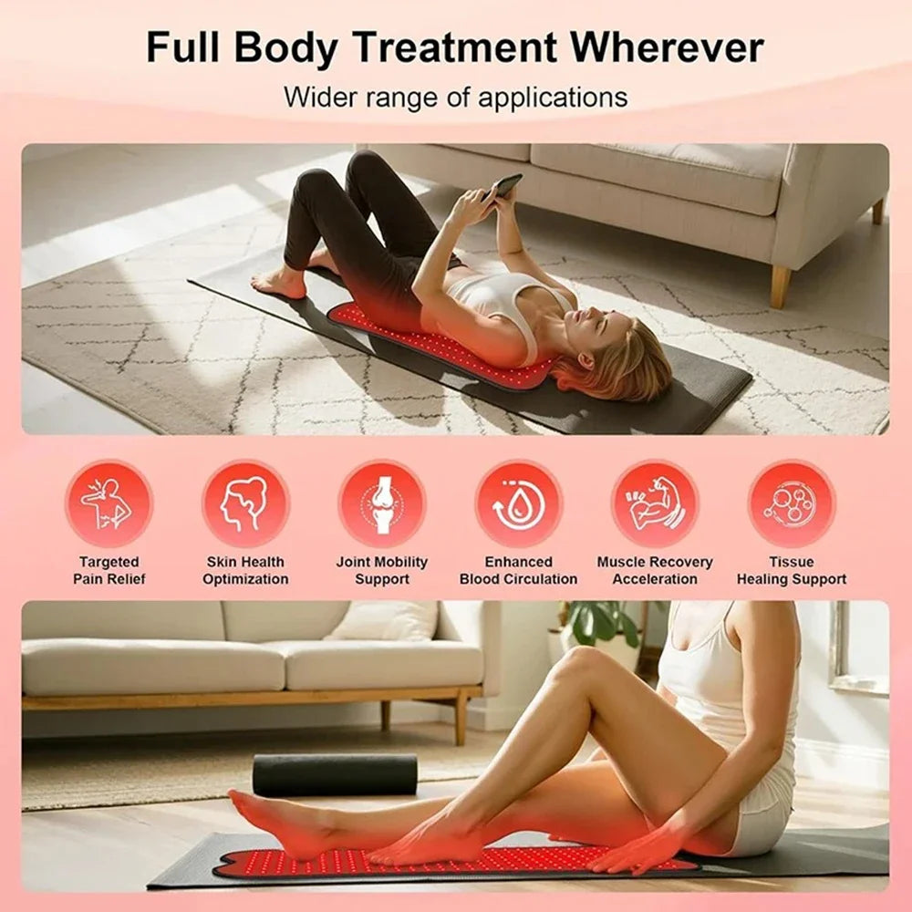 210pcs Red Infrared Light Therapy Pad LED Beauty Devices LED Bead Red Light Belt for Face and Body Back Knee Hands Feet Relief