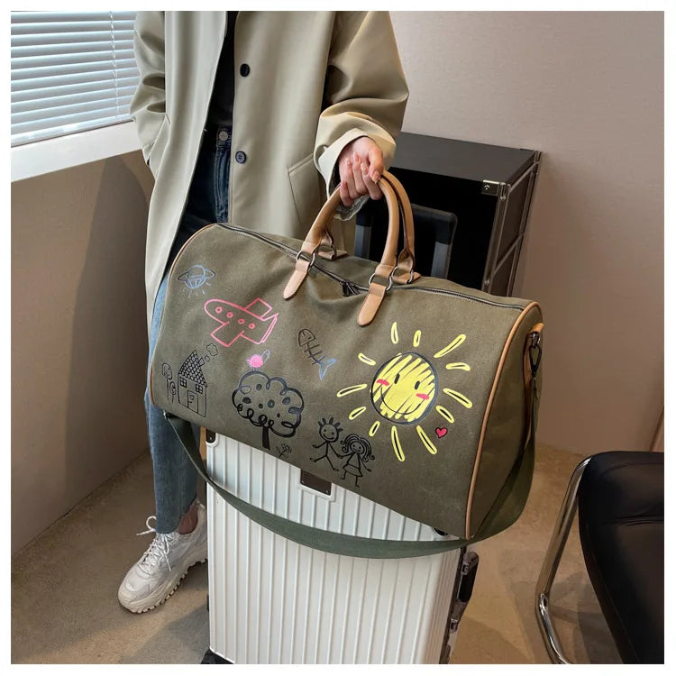 Large Capacity Travel Bag Fitness Handbag Crossbody Bag for Women Duffle Bag Carry on Luggage Bolso Marca Lujo Сумка Женская Sac