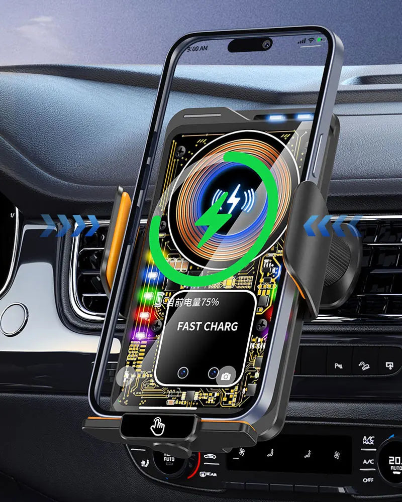 Car Phone Holder For AUDI A3 S3 8V 2014 2015-2020 Magnetic Wireless Charging Magsafe Dedicated Mobile phone stand Accessories
