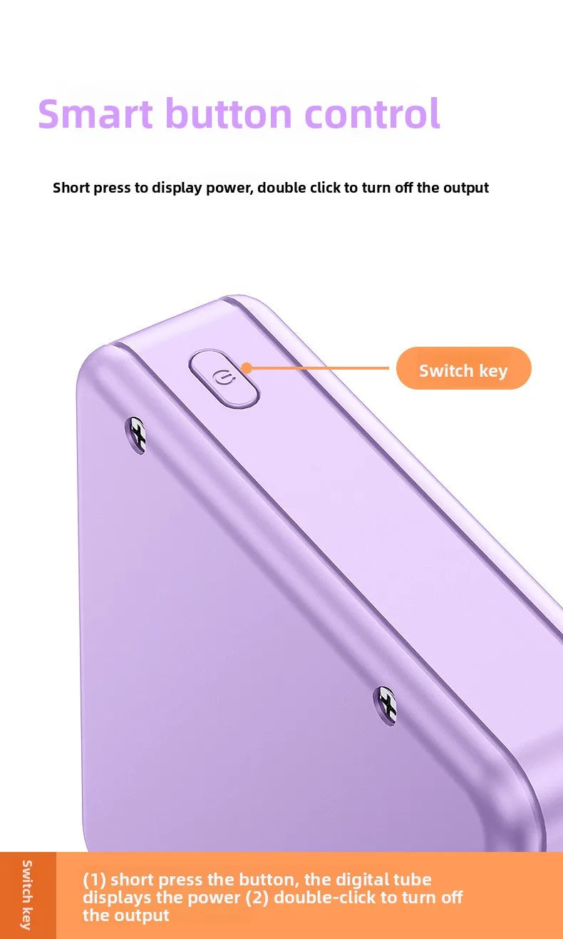 10W PD 22.5W Fast Charge Power Bank Case 3x18650 Solderless DIY Battery Box USB Type C PD3.0 QC4.0 Shell With Charging Cable