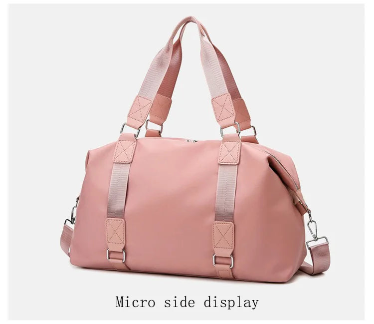 Large Gym Bag with Wet Dry Compartment | Sport Duffel for Women Men | Travel Tote