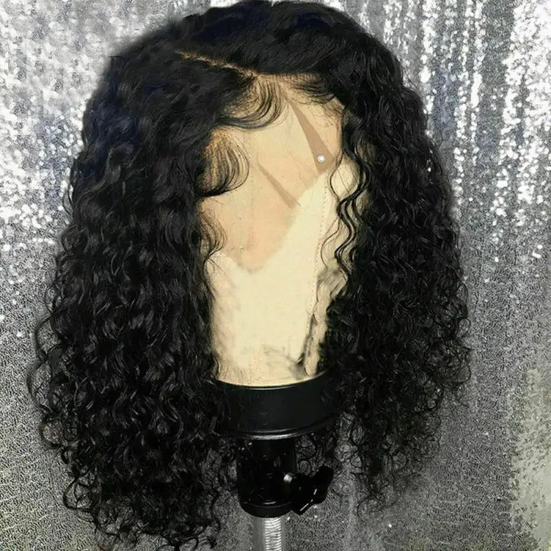 Synthetic Wig American European Woman Curly Wavy Midsection 68cm Extension Hairpin Forehead Hair Piece Accessories