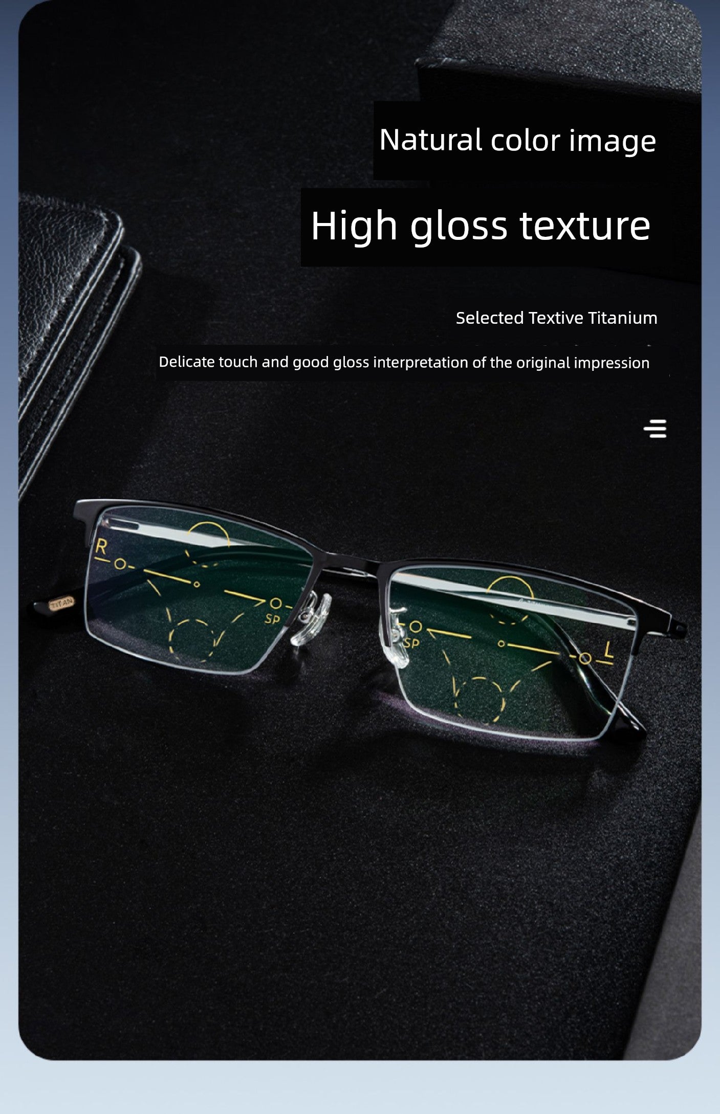 Yupingtang Super Light Presbyopic Glasses Men's Brand Anti-Blue Light Dual-Use Zoom Color-Changing Old Presbyopic Glasses Men