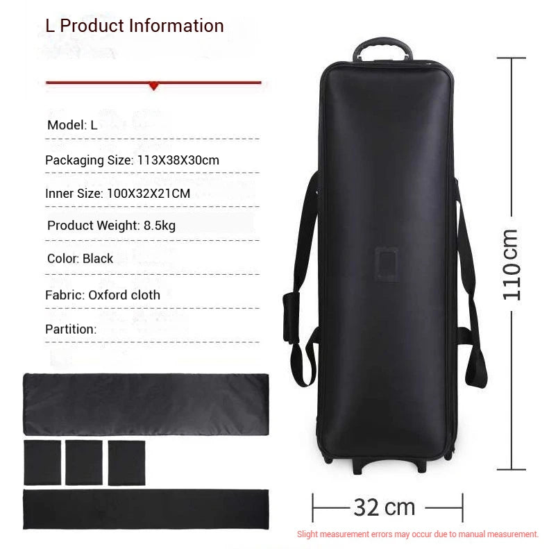 Photography Equipment Storage Luggage Photography Equipment Trolley Light Stand Tripod Outdoor Photography Storage Luggage