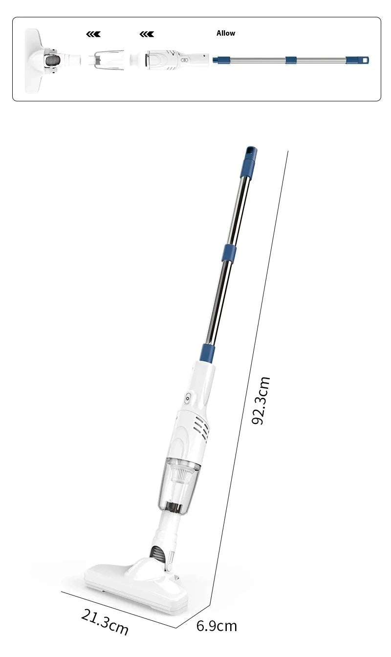 HOMEFISH Portable Handheld Household Vacuum Cleaner Wireless Strong Suction Multi-Function and Car Vacuum Cleaner