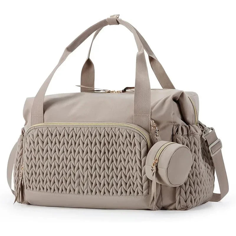 New Mommy Diaper Bag Large Capacity Organizer For Baby Diapersr Stroller Hanging Bags Maternity Women Fashion Tote Lightweight