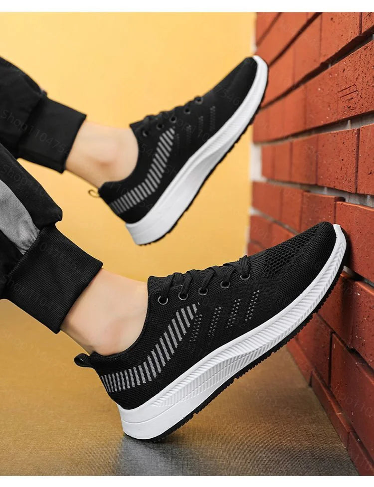 New wear-resistant thickened casual shoes for men, fashion sports shoes, breathable tennis, outdoor walking training tennis