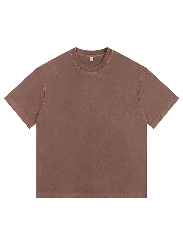 MiuKoMiYa Summer Loose T Shirts Women Basic Cotton Wahsed Short Sleeve Tees Oversized Casual Basic Female T Shirts Streetwear