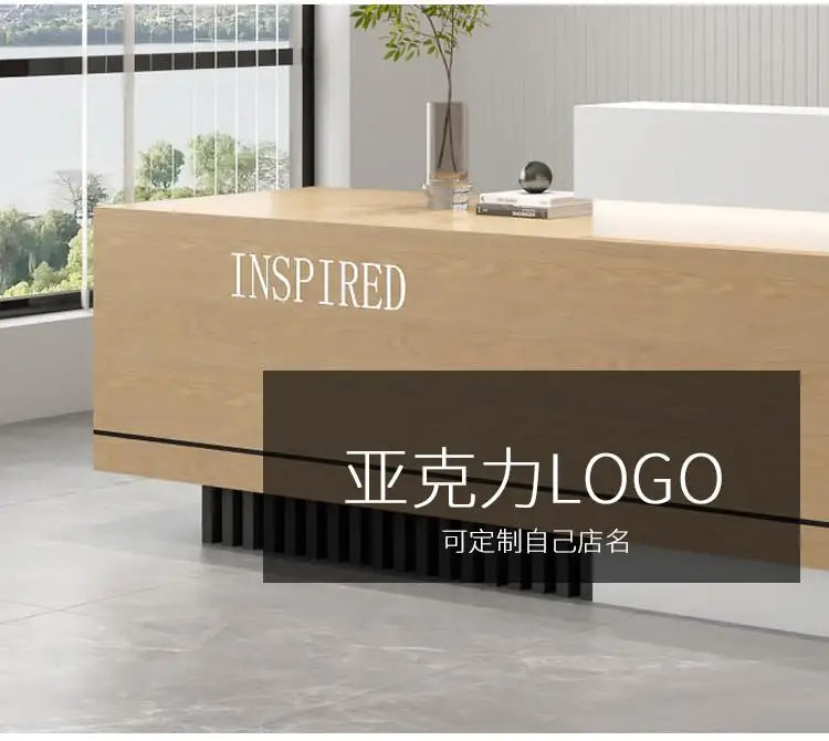 Luxury Reception Desks Modern Display Decorations Reception Desk Accessories Escritorio De Recepcion Commercial Furniture