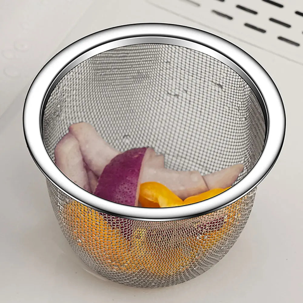 Stainless Steel Swan Sink Strainer Basket Removable Goosehead Storage Drainage Basket Goosehead Hanging Wet & Dry Drainage Racks