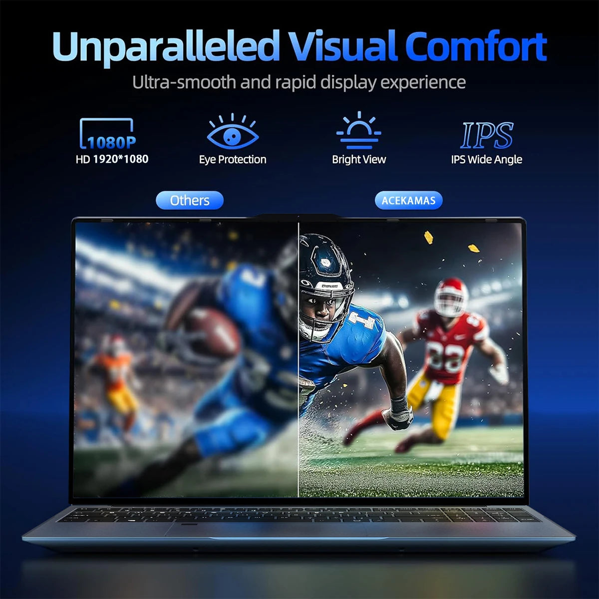2026 ACEKAMAS 15.6" Gaming Laptop Intel Core i9 10980HK IPS 4K Gamer Computer 16GB DDR4 1TB SSD M.2 Windows 11 Pro Notebook PC