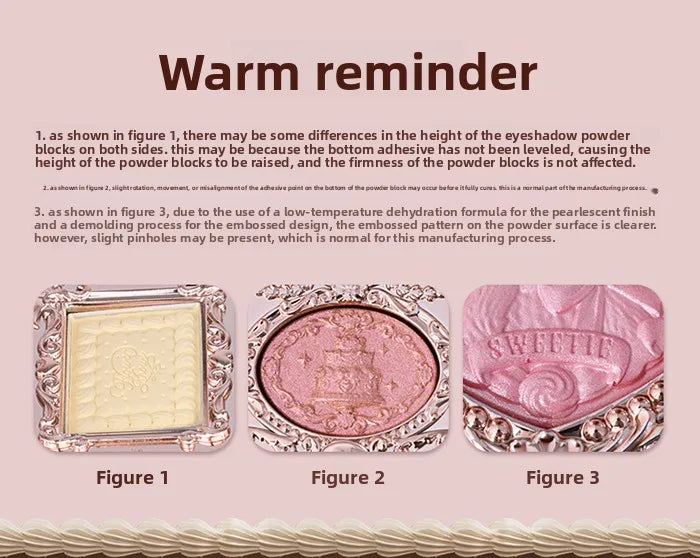 Flower Knows The Sweetie Bear Collection Eyeshadow Palette 6 Colors Glitter Matte Natural Bronzer Multi Use Kawaii Makeup