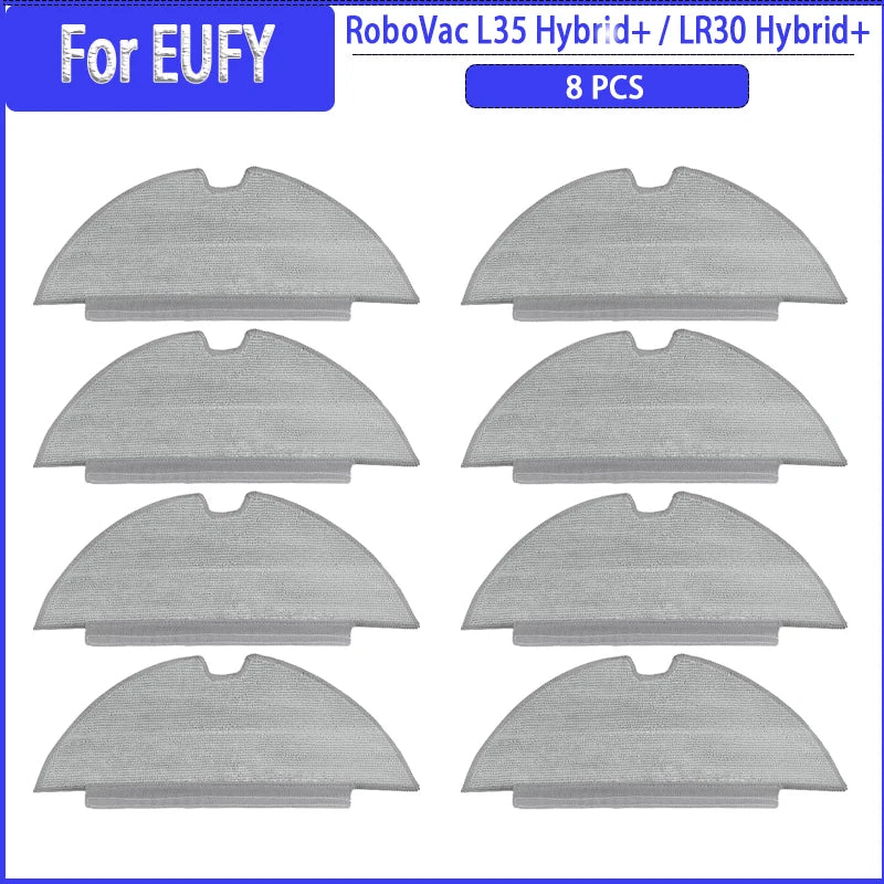 For RoboVac EUFY L35 Hybrid+ / LR30 Hybrid+ HEPA Filter Mop Cloths Dust Bags Spare Parts Accessories Replacement