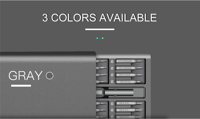 63 In 1 Screwdriver Set Precision Magnetic Screw Driver Bits Torx Hex Bit Handle Mobile Phone Repair Screwdrive Kit Tools