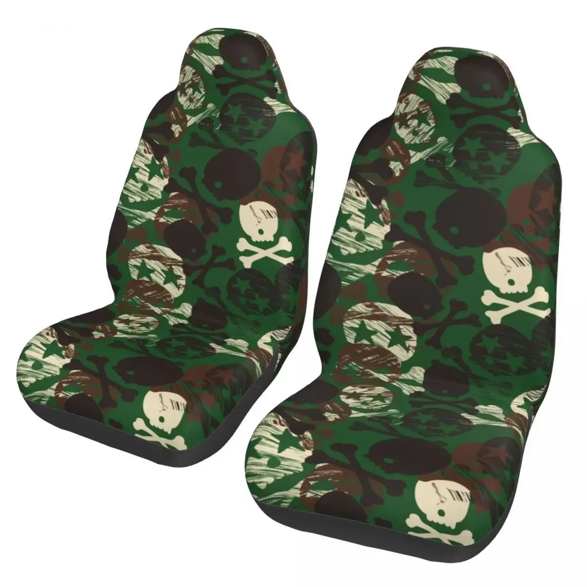 Urban Style Camouflage Universal Car Seat Cover Off-Road For SUV Multicam Front Rear Flocking Cloth Cushion Fabric Hunting