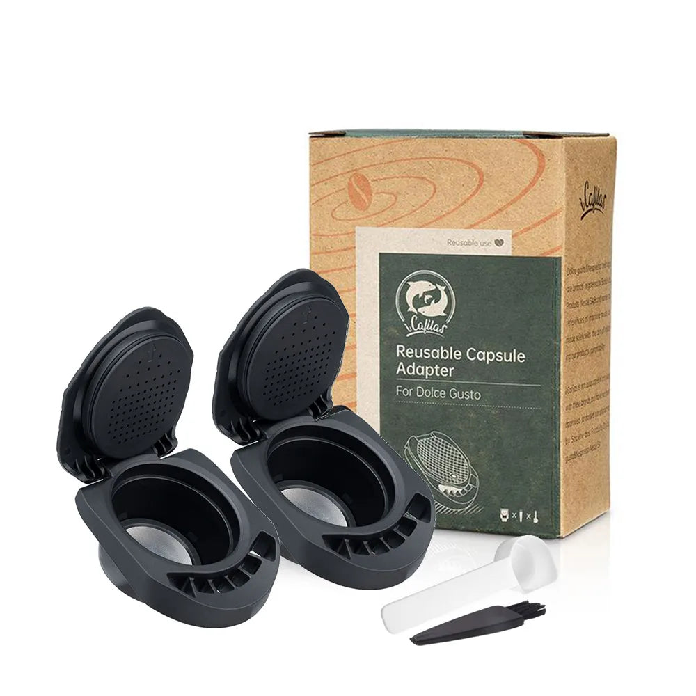 Reusable Coffee Adapter for Dolce Gusto PICCOLO XS/Genio S Coffee Machine Espresso Refill Pod Coffee Capsule Holder Accessories