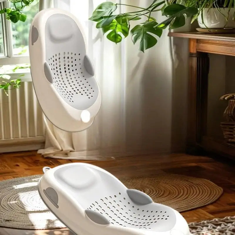 New 1Pcs Newborn Baby Bath Tub Foldable Rack, Shower Net Seat- Anti Slip Bathtubs Accessory for Infant Care