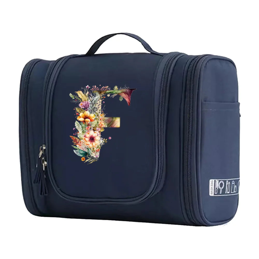 New Fashion Floral Shaped Letter Pattern Female Toiletries Are Very Convenient Minimalist Makeup Bag for Easy Storage of Items
