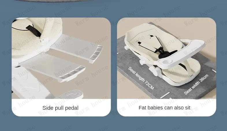 Baby Stroller Lightweight Infant and Toddler Two-way Stroller Reclining and Sitting Children's Single-pole Stroller Collapsible