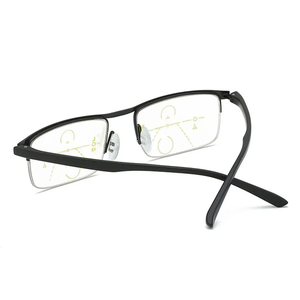Automatic Adjustment Dual Light Presbyopia Eyeglasses Computer Eyeglasses Hyperopia Eyewear Anti-blue Light Reading Glasses