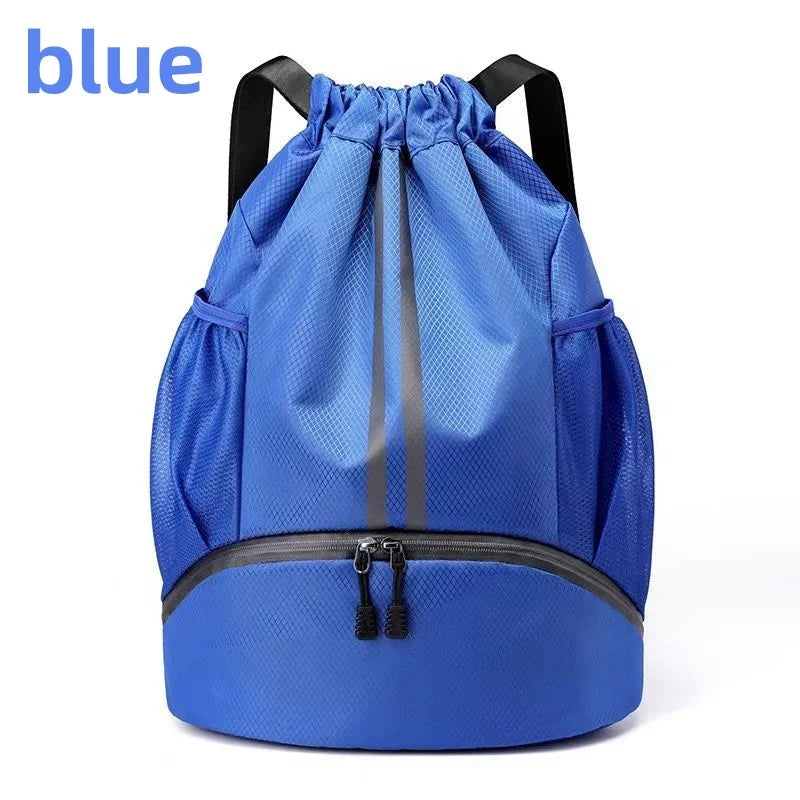 New Gym Bag Fitness Backpack Women Men Basketball Backpack Outdoor Soccer Football Storage Bags Training Drawstring Sports Bag