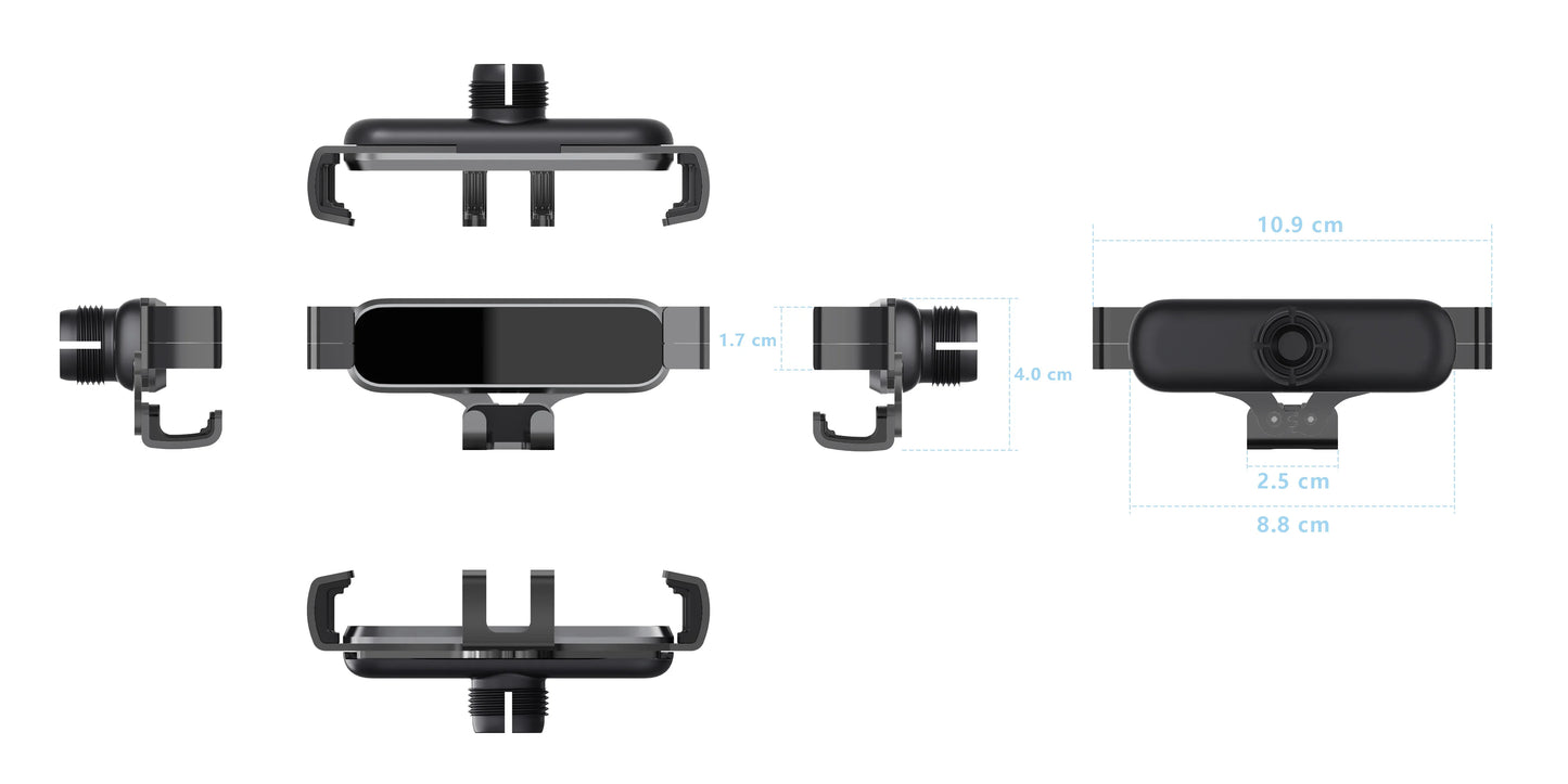 For Ford Mustang 2015-2018 2019 2020 2021 Car Phone Holder Wireless Charging Bracket Base Gravity Stand Phone Mount Accessories