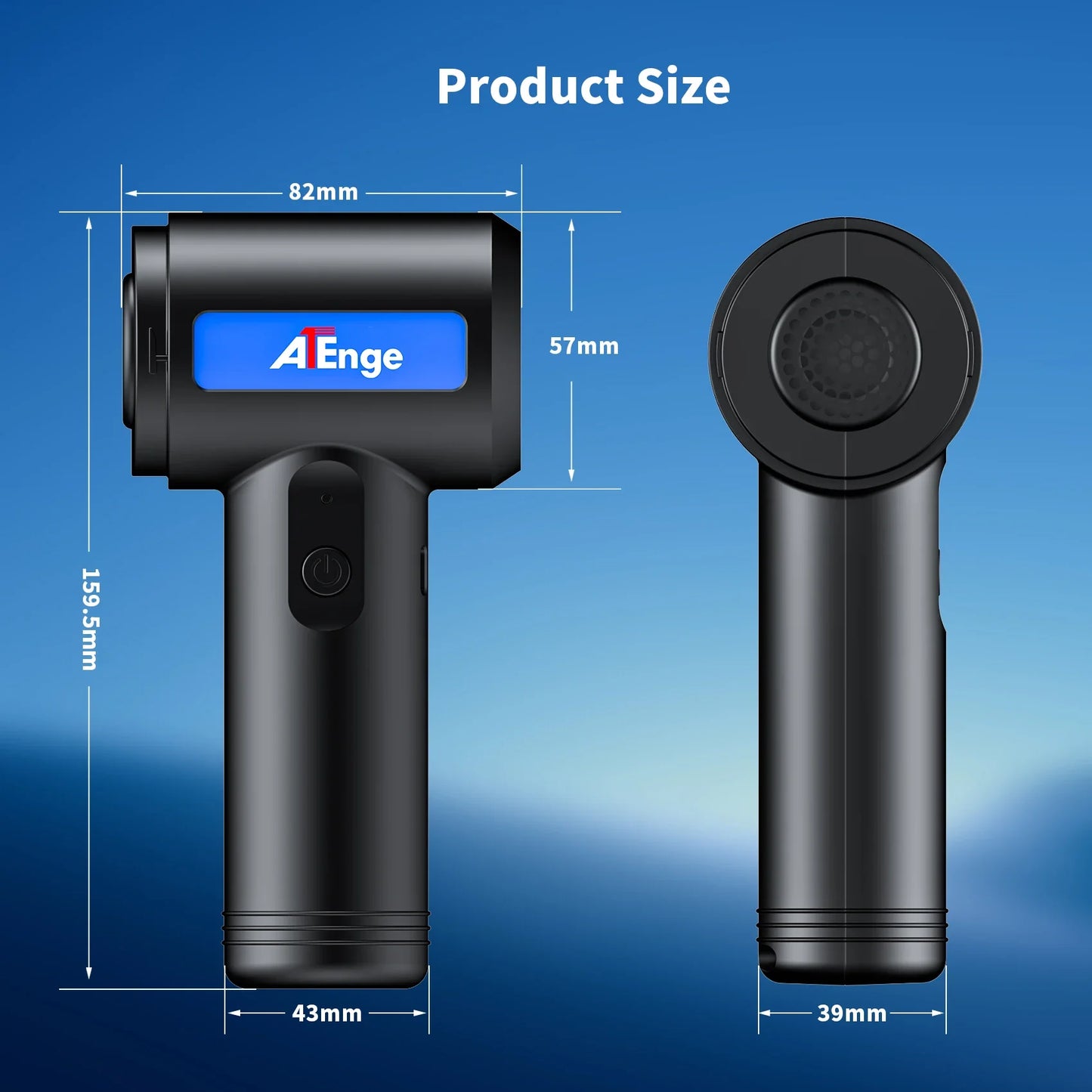 Electric Compressed Air Duster 2 in 1 Cordless Car Vacuum Cleaner Powerful Handheld Dust Air Blower for Pet Hair Office Keyboard