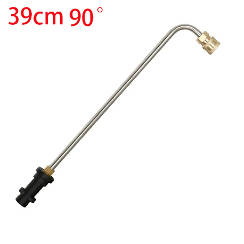 ROUE Angled Spray Lance, Under Chassis Wash Lance Compatible With Karcher K2 K3 K4 K5 K6 K7 Pressure Washer, Gutter Cleaning Kit