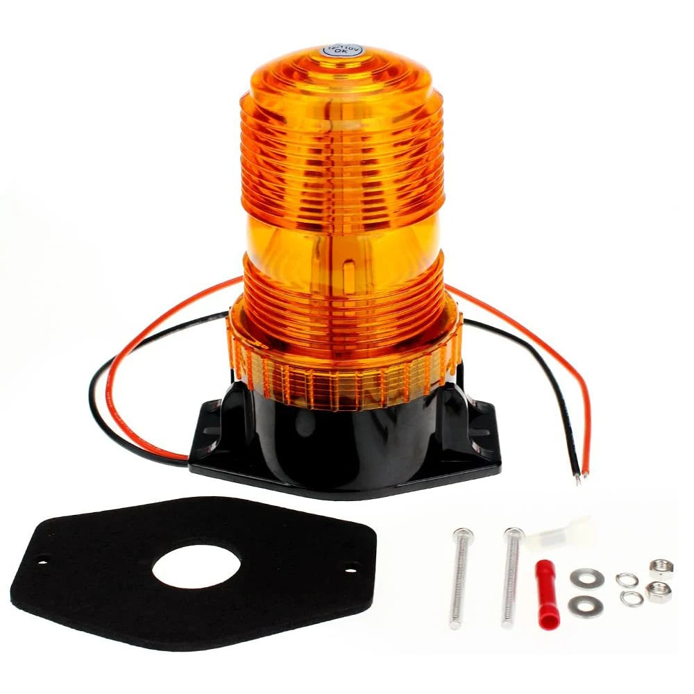 Yellow LED Strobe Lights for Forklift Golf Car Trucks Tractor Roof Warning Signal Flasher Lamp Emergency Flashing Safety Beacon