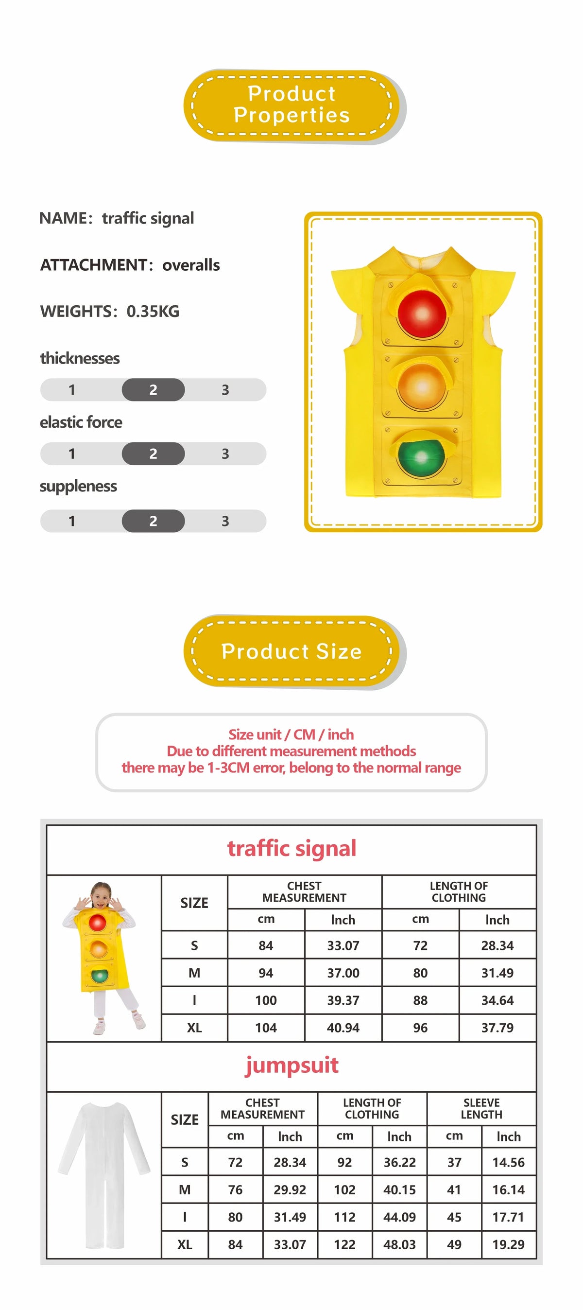 Halloween Traffic Light Cosplay Costume Prescool Theme Party Stage Show Outfit Carnival Festival Performance Dress Up New # 1 #