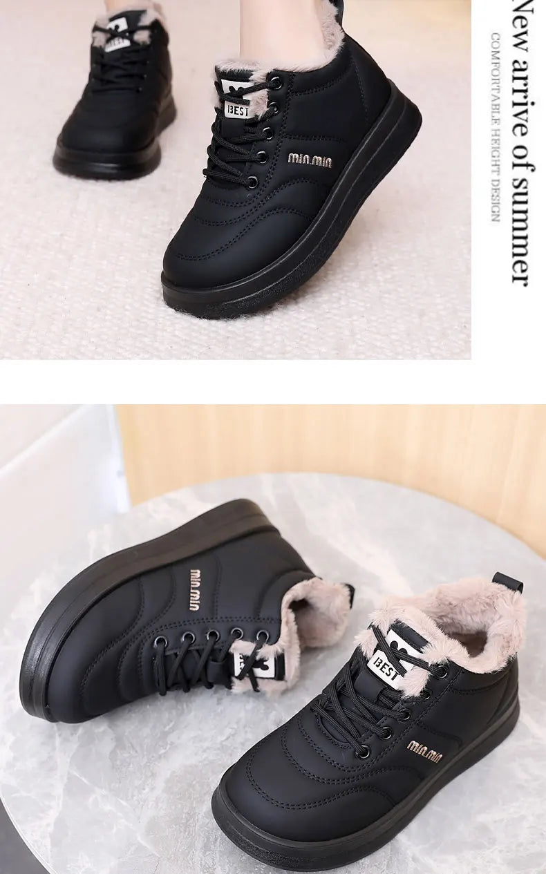 Women's 2025 Winter New Versatile Cotton Shoes Fashion Warm Thick Bottom Skid-resistant Durable Free Shipping Women's Shoes