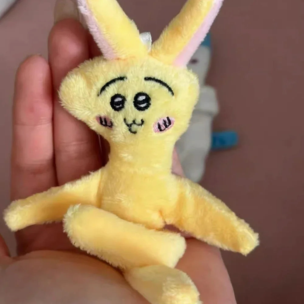 12cm Chiikawas Funny Doll Full Body Movable Swing Design Anime Cute Cartoon Plush Key Accessory Bag Decoration Toy Holiday Gift