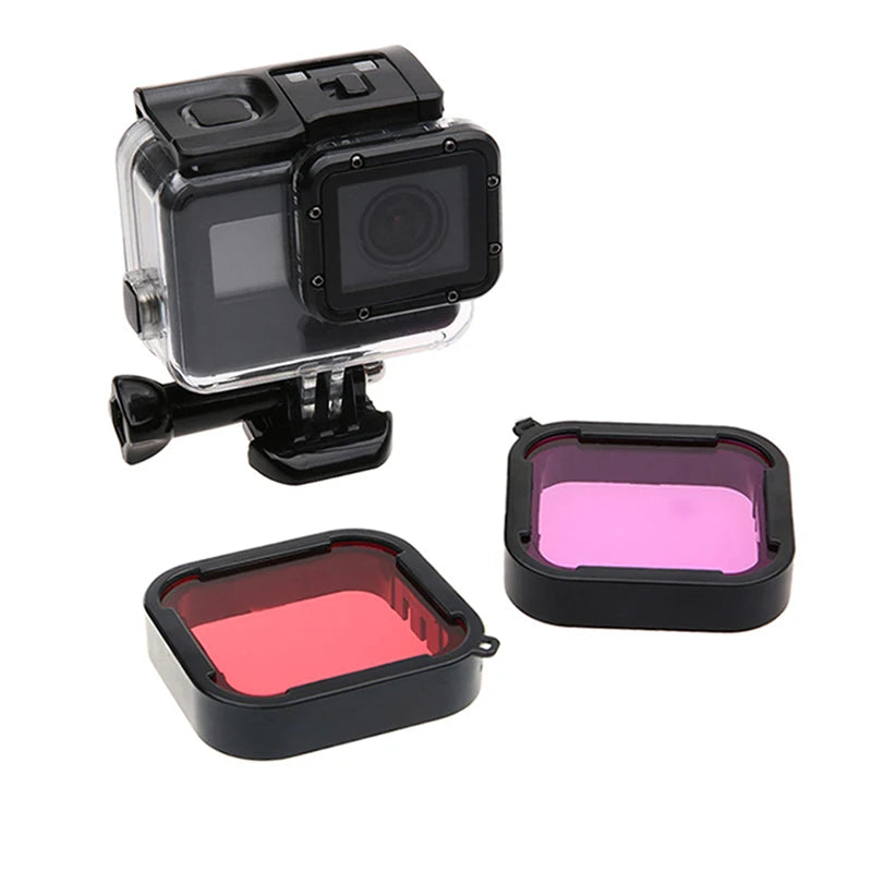 Hero 5/6/7 Diving Filter Waterproof Housing Underwater Filter Lens Filters For GoPro Hero 7 6 5 Action Camera Accessories