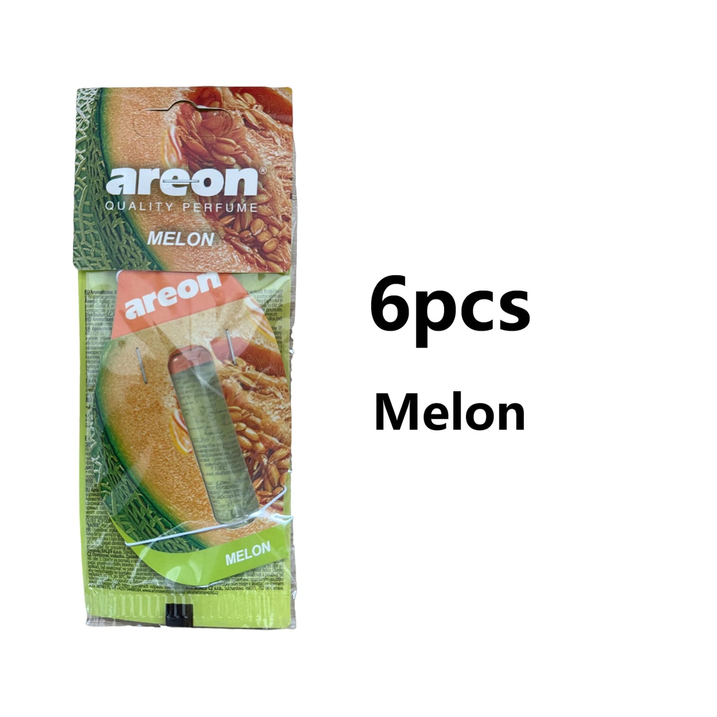 areon 3-18pcs Car Air Freshener Natural Tea Fragrance Vehicle-mounted Hanging Vanilla Scent Water Drop-shaped Car Interior