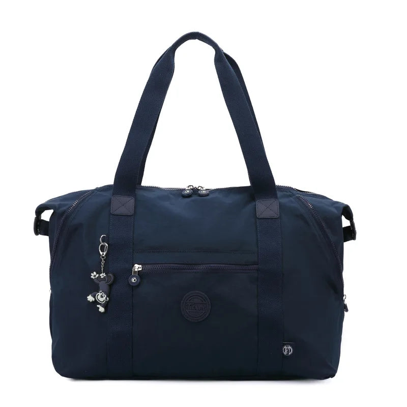 Women Lightweight Large-Capacity Travel Bag Handbags Female Nylon Shoulder Beach Bag Girl Top-handle Casual Tote Purse
