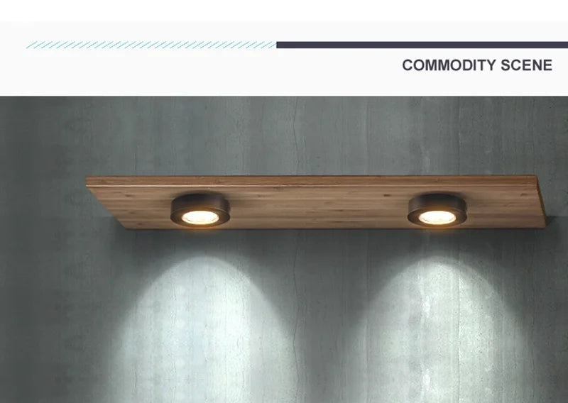 Surface Mounted Ultra-thin LED Downlight 110V-230V 7W9W12W15W18W20W CRI98 Anti-Glare Ceiling Lamp COB Spotlights Indoor Lighting