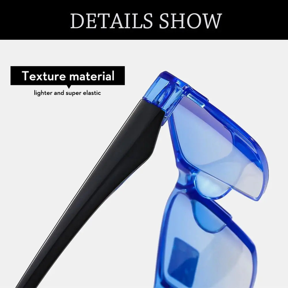 Smart Automatic Zoom Eyeglasses Anti-Blue Light Reading Glasses Men Women Square Frameless Optical Spectacle Computer Eyewear