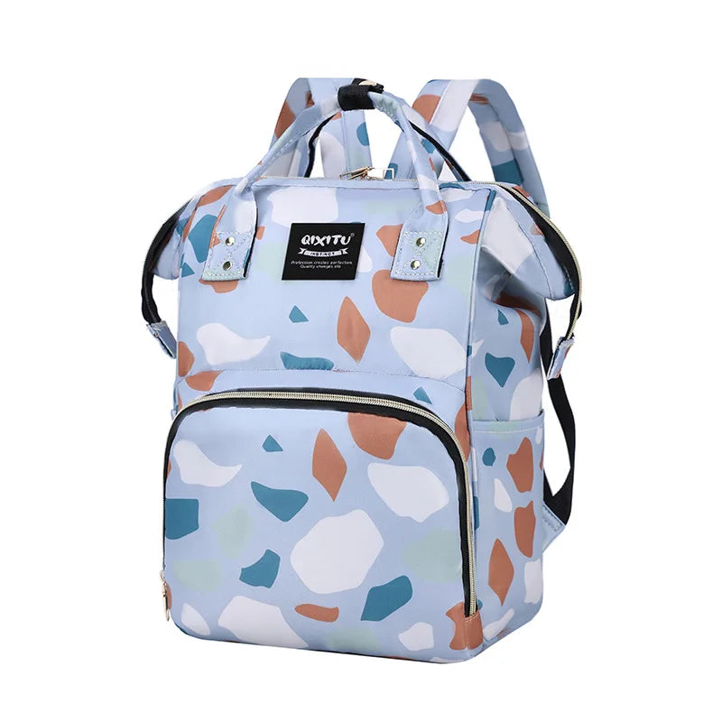 New Fashoin Maternity Bag for Babies Mummy Large Capacity Diaper Bag Backpack Waterproof Outdoor Travel Stroller Baby Cart Bag