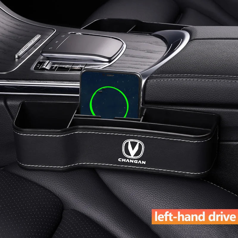 Car Leather Seat Gap Storage Box For changan CS75 PLUS CS95 CS35 alsvin CS15 CS55 Eado changan Car Organizer
