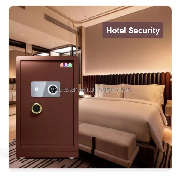 Key Lock Fireproof Safe Box Electronic Safe Security Usage For Home Hotel Storage Fire Resistant Safe Secure Storage