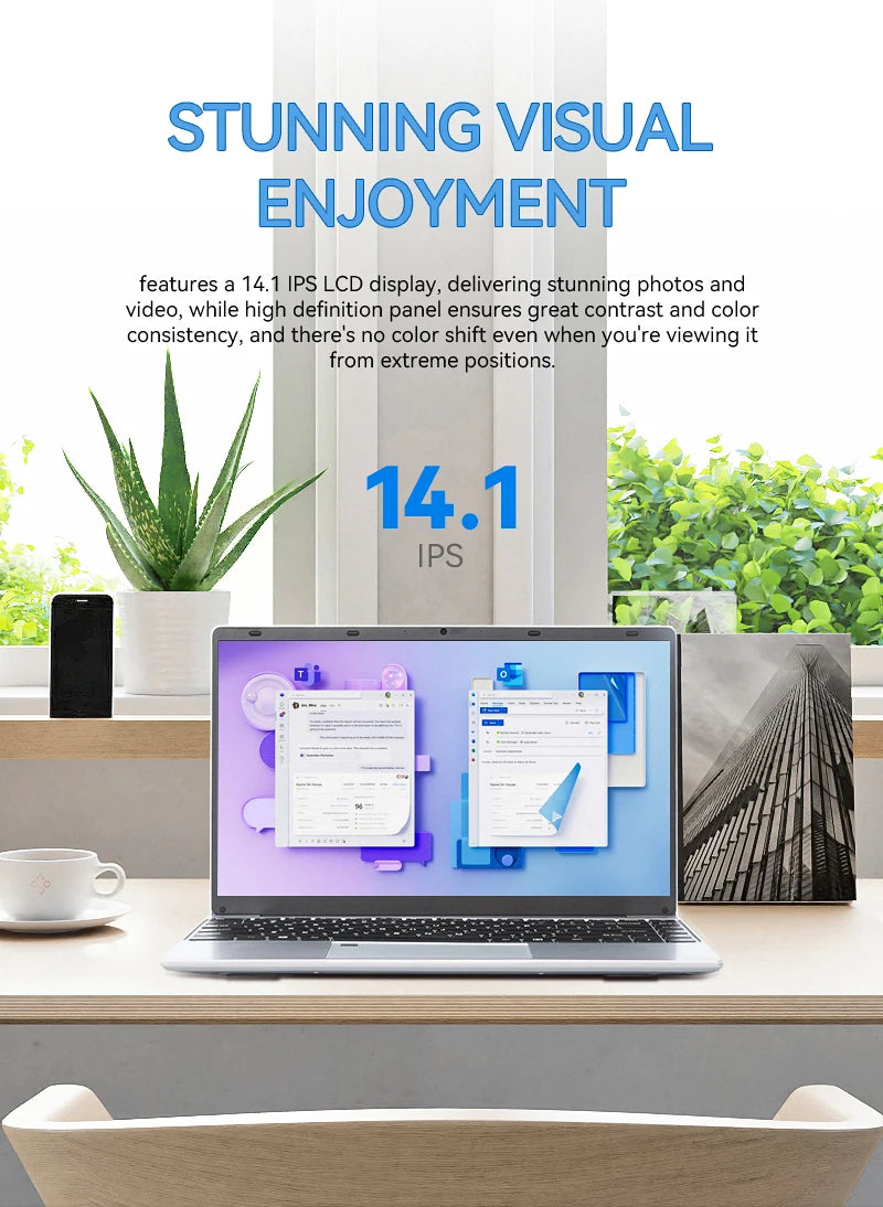 FIREBAT A14 New Arrival 14.1 Inch Ultra Slim 16G RAM 1TB 1920*1080 Fingerprint Portable Intel N5095  Notebook Laptop Computer PC