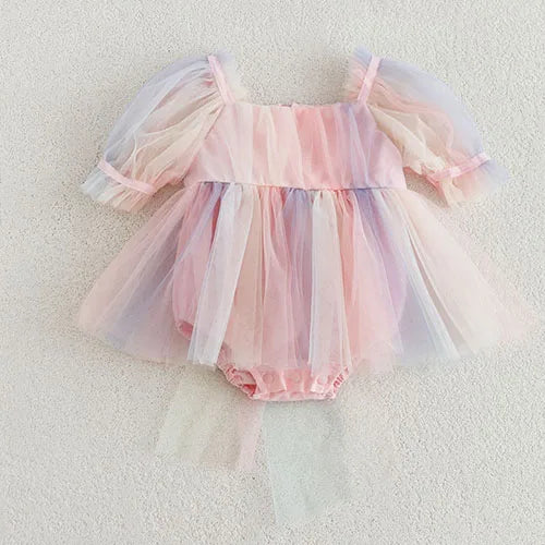 2025 New Summer Infant Baby Girls Bodysuits+Hat Sleeveless Cotton Flower Print Toddler Baby Girls Jumpsuit 0-24M Baby Clothing