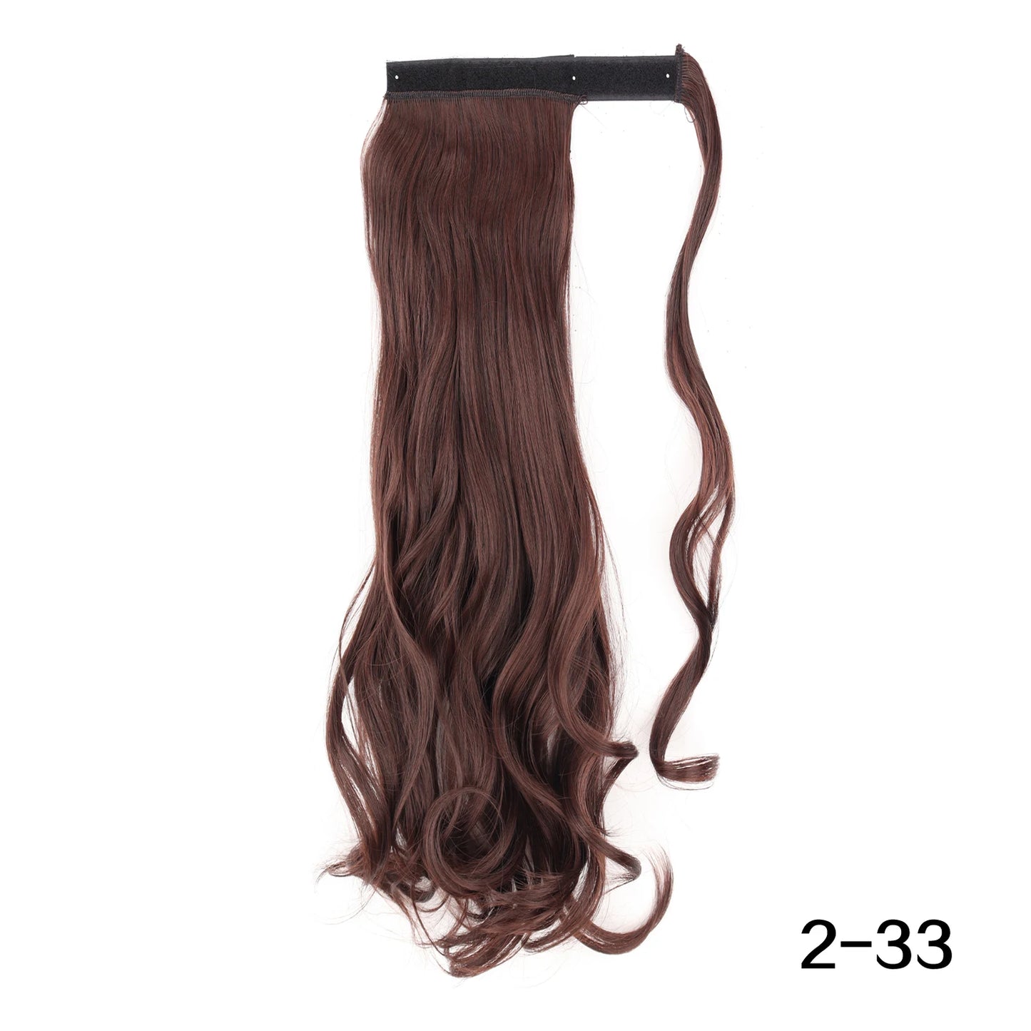 MERISIHAIR Synthetic 22 34 inches Long Straight Ponytail Extensions Heat Resisting Ponytail Brown Blonde Hair Women