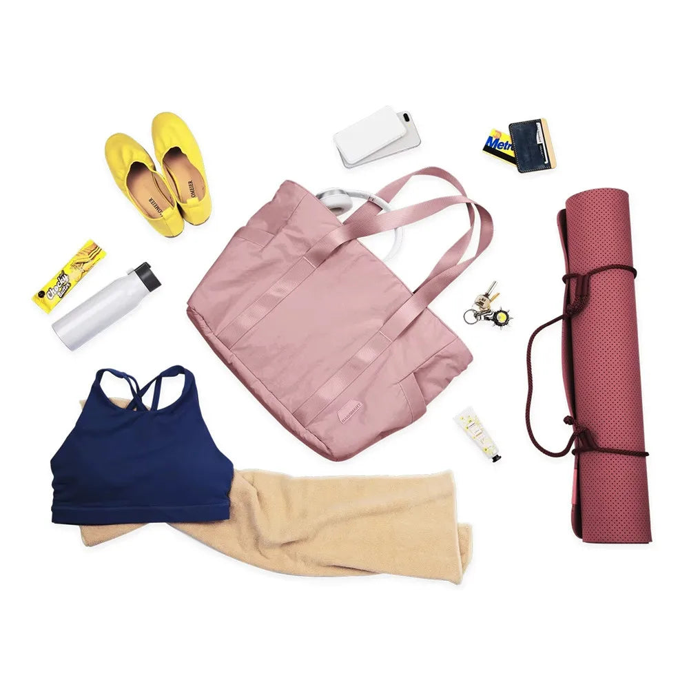 Women Travel Tote Bag University Laptop Travel Tote diaper Gym Yoga Bag Shoulder Bag Yoga Mat Buckle for Sports College Work