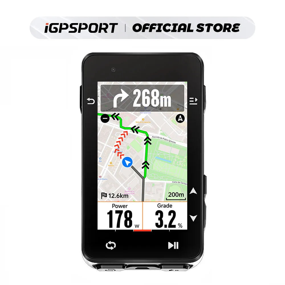 iGPSPORT iGS630S GPS Bike Computer Global Map Navigation Support Yaw planning Smart Climb Planning Indoor Bike Training