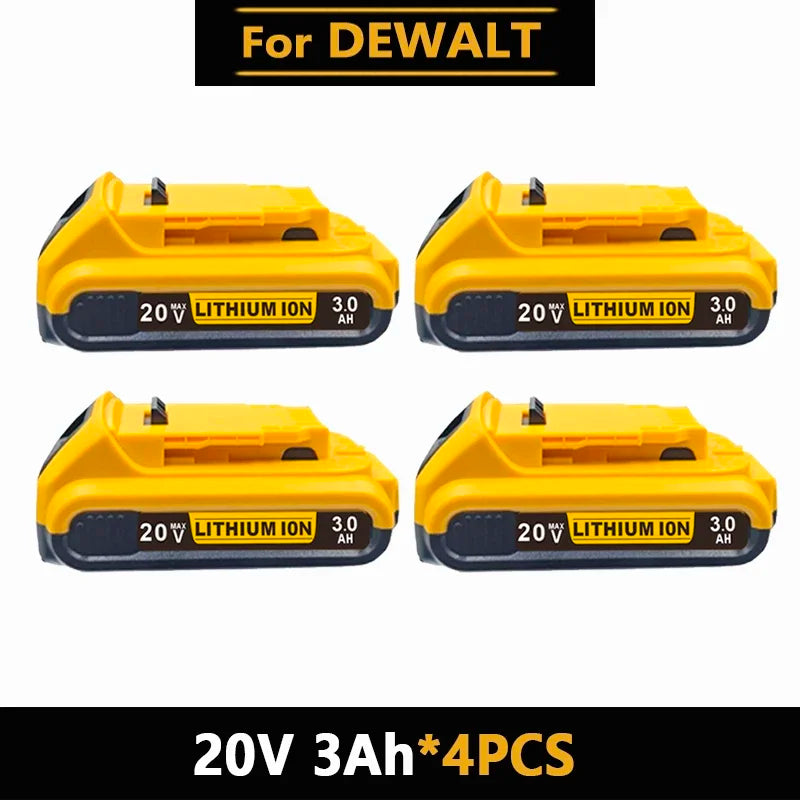 Original for DeWalt 6Ah/8Ah/12Ah 20V battery replaceable DCB184 DCB200 DCF892 DCF845 DCF850 DCF911 DCD800 DCD805 Tools Battery