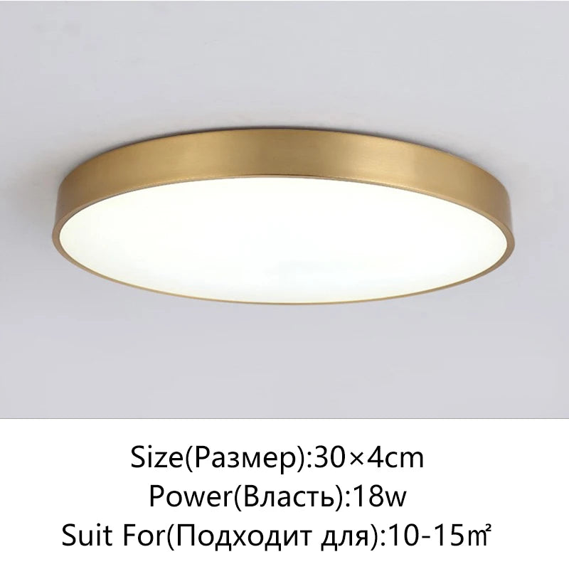 TONDI Modern LED Ceiling Light Simple Round Living Room Bedroom Aisle Balcony Study Kitchen Lighting Fixtures