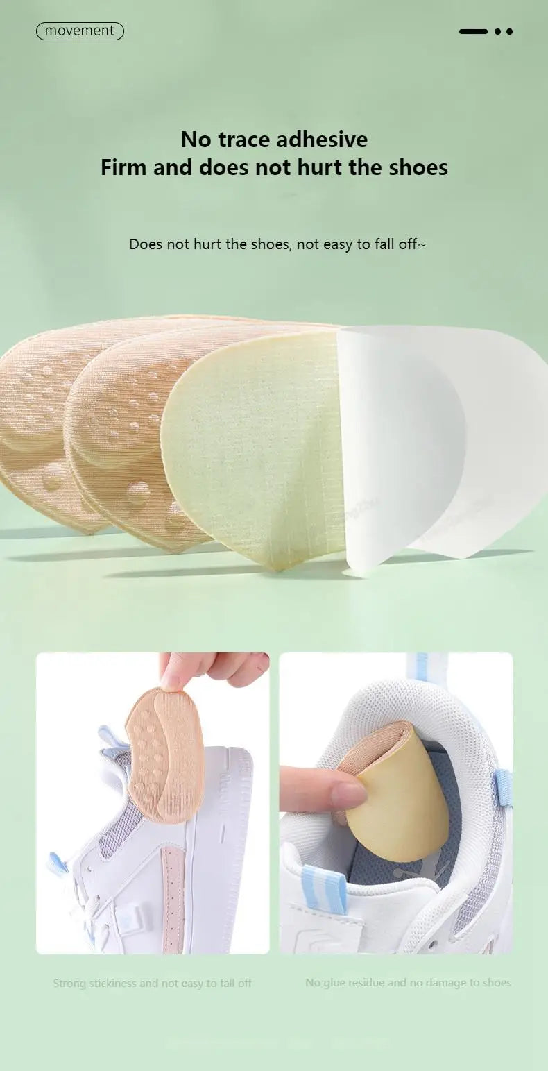 Shoe Pads for High Heels Anti-wear Foot pads Heel Protectors Womens Shoes Insoles Anti-Slip Adjust Size Shoes Accessories 1Pair
