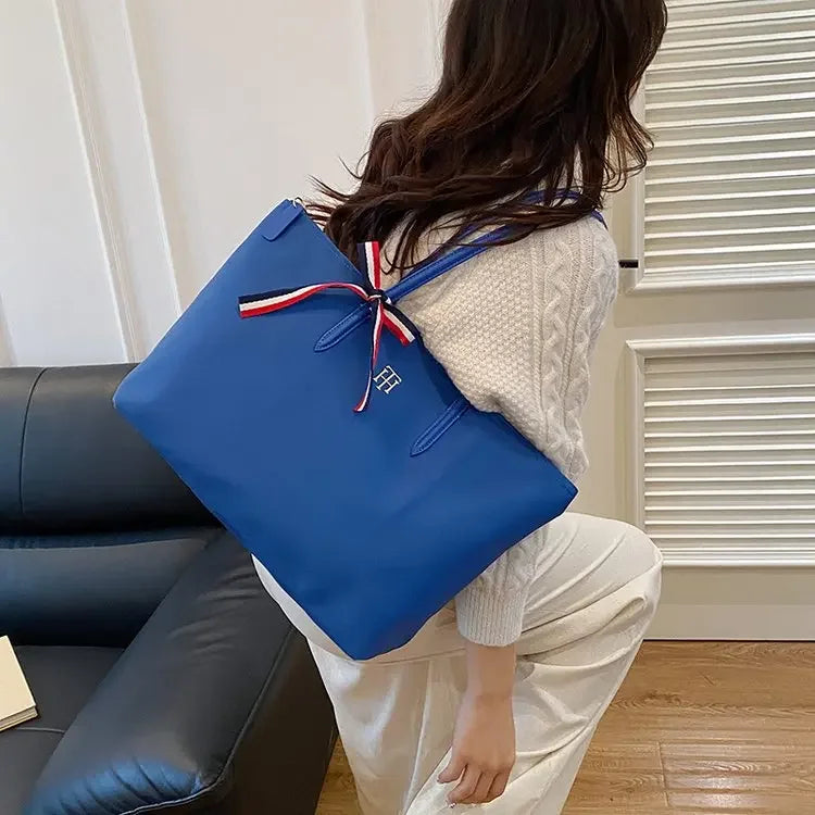 Vintage Elegant Diaper Bag: Luxury Crossbody Handbag For Women With Designer Letter Logo And Large Capacity Tote Function
