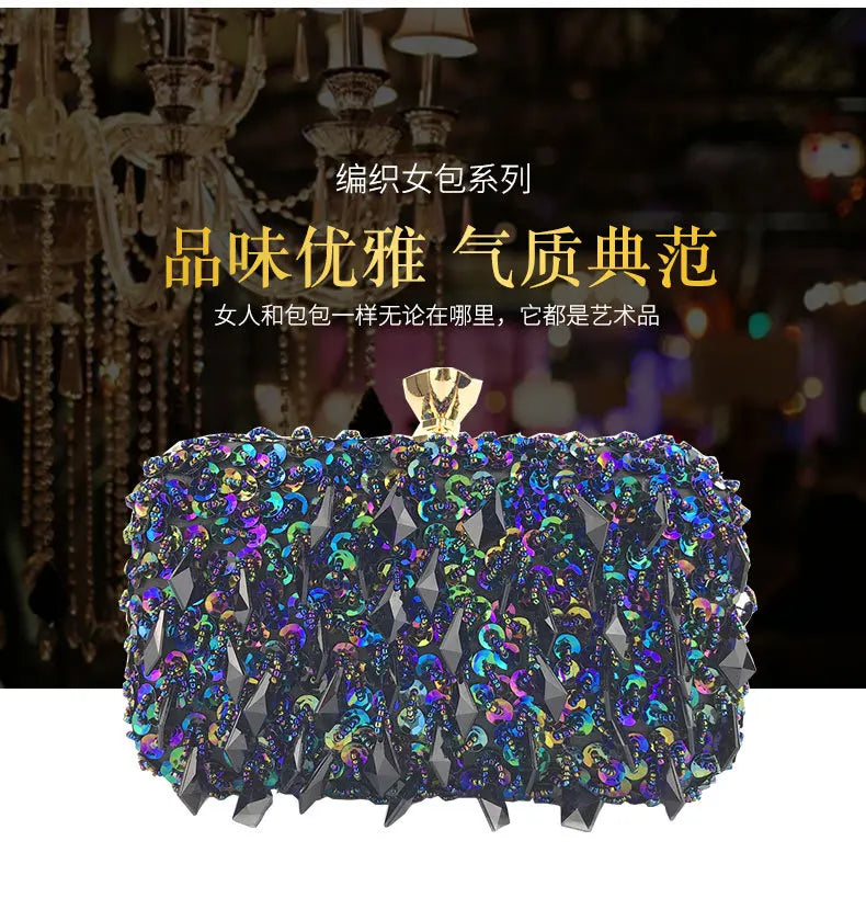 Crossbody Bags for Women 2023 Luxury Designer Fashion Party Handbags Trend Chain Cluth Sac De Luxe Femme Wedding Bags